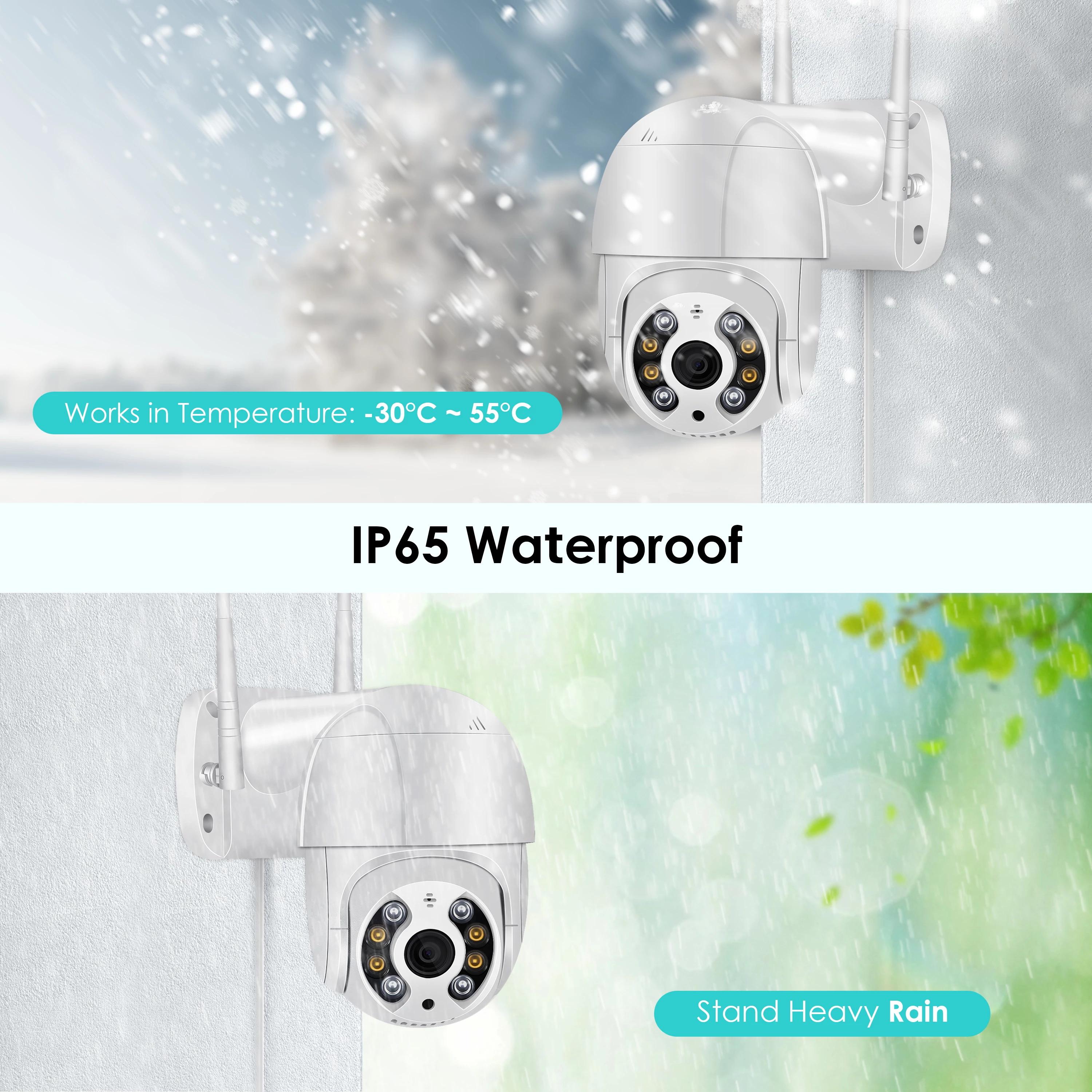 HD 8MP 5MP 3MP 2MP Waterproof Wireless PTZ CCTV Camera